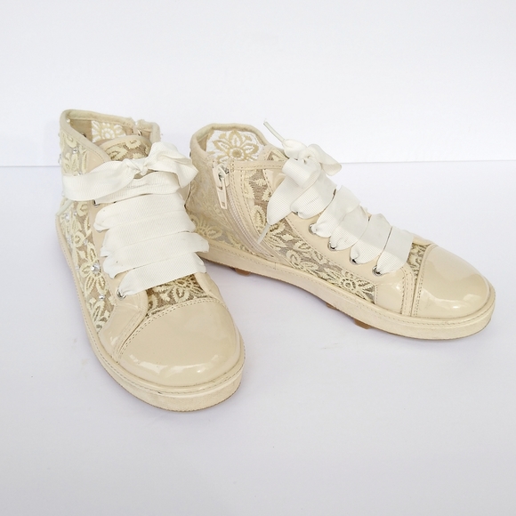 Stuart Weitzman Ariana High Top in Natural size 2 - Picture 4 of 4